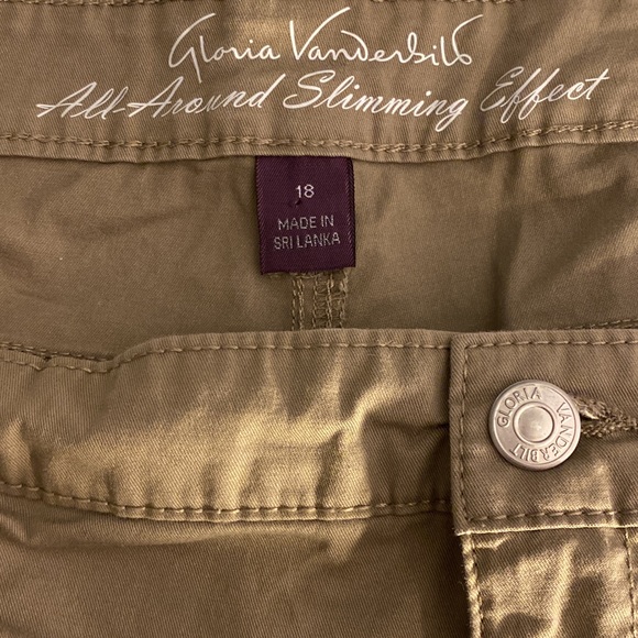 Gloria Vanderbilt All-Around Slimming Effect Shorts size 18 - Picture 2 of 8